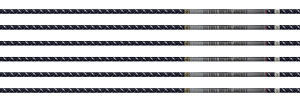 EASTON ARROW 4MM FMJ 300 - 6-PACK W/ 2" BLAZER VANES