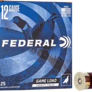 FEDERAL GAME SHOK 12GA 2.75" - 1-1/4OZ #4 25RD 10BX/CS