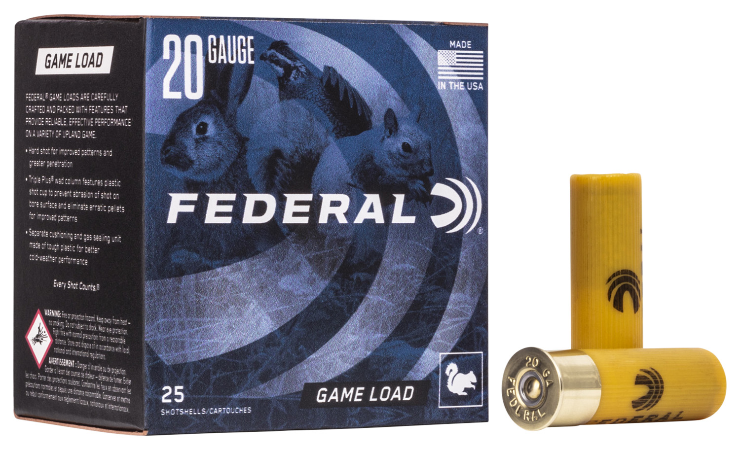 Federal 20 Gauge – 25rd